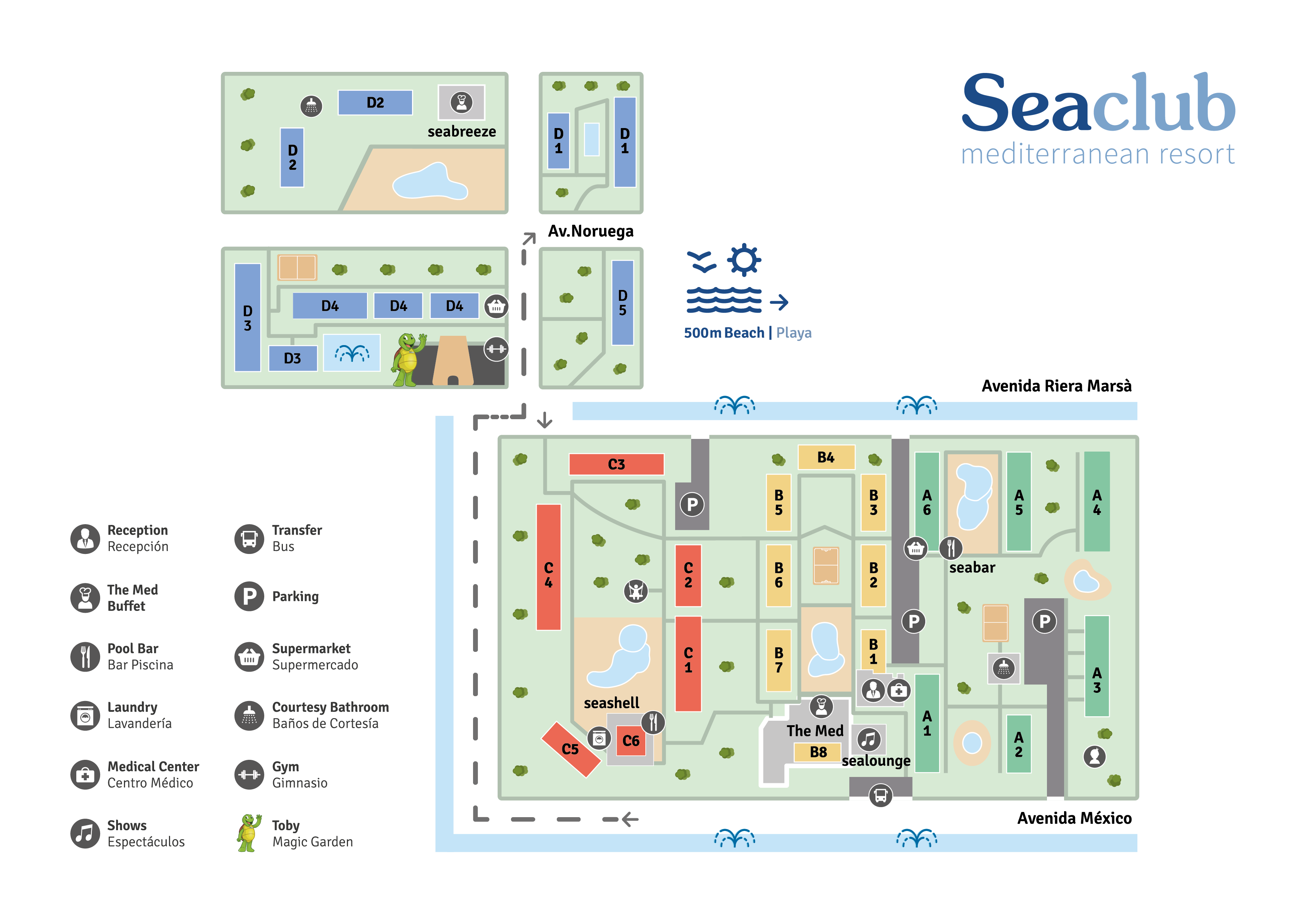Mapa del hotel